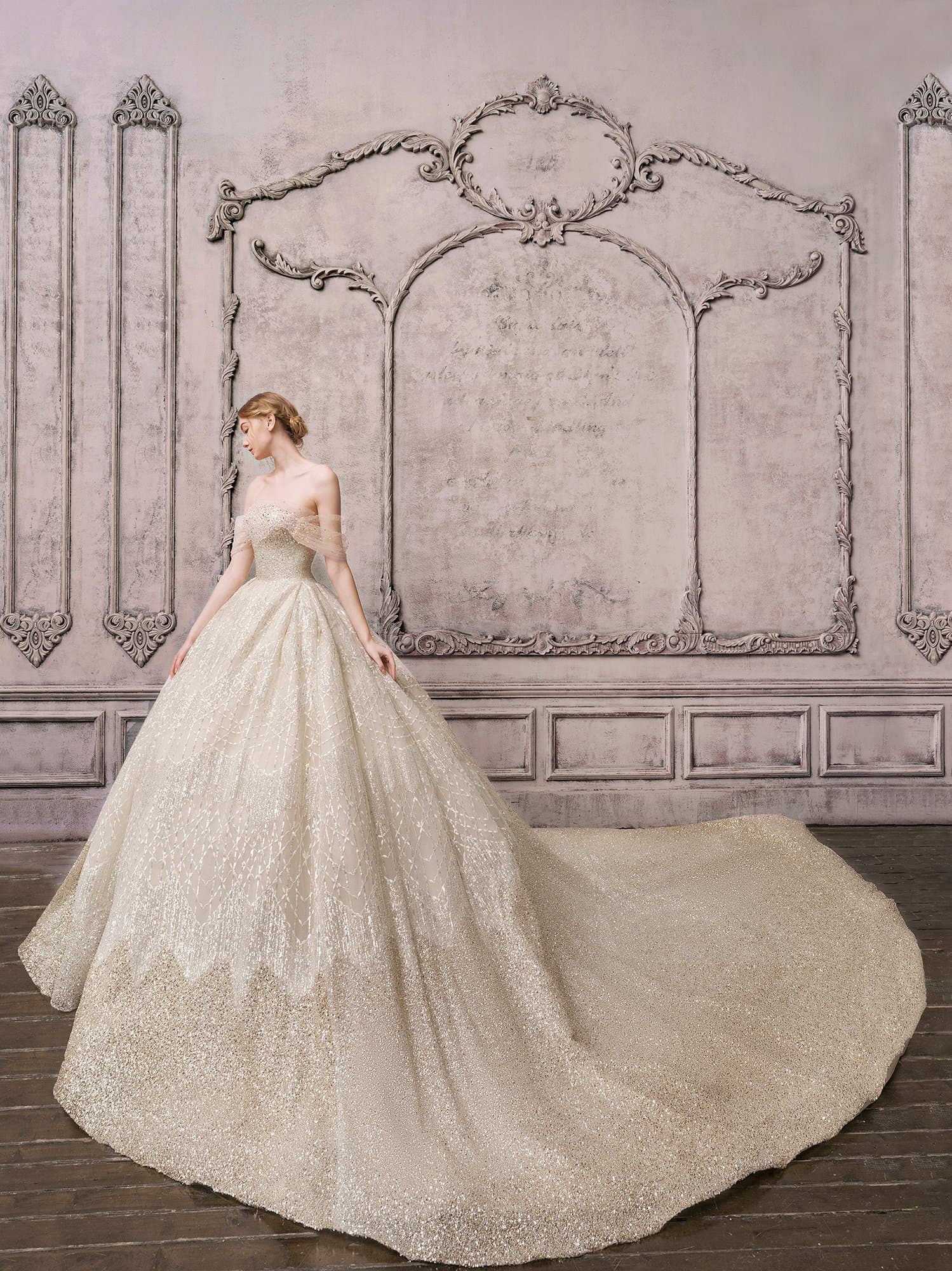 GRADIENT WEDDING GOWN