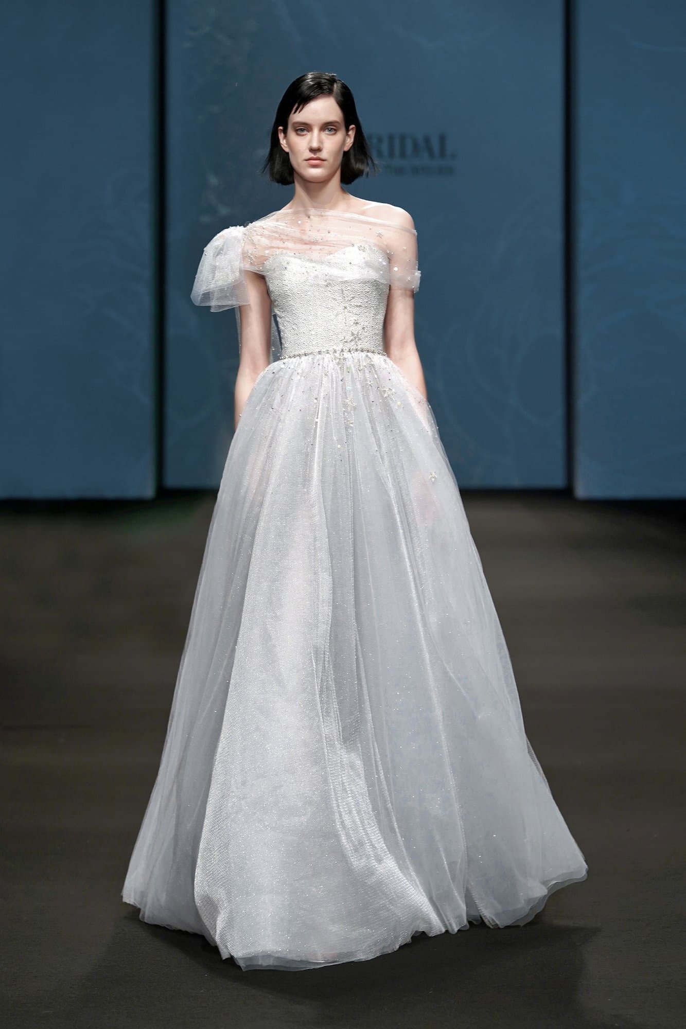 Glimmer Off-The-Shoulder Long Dress