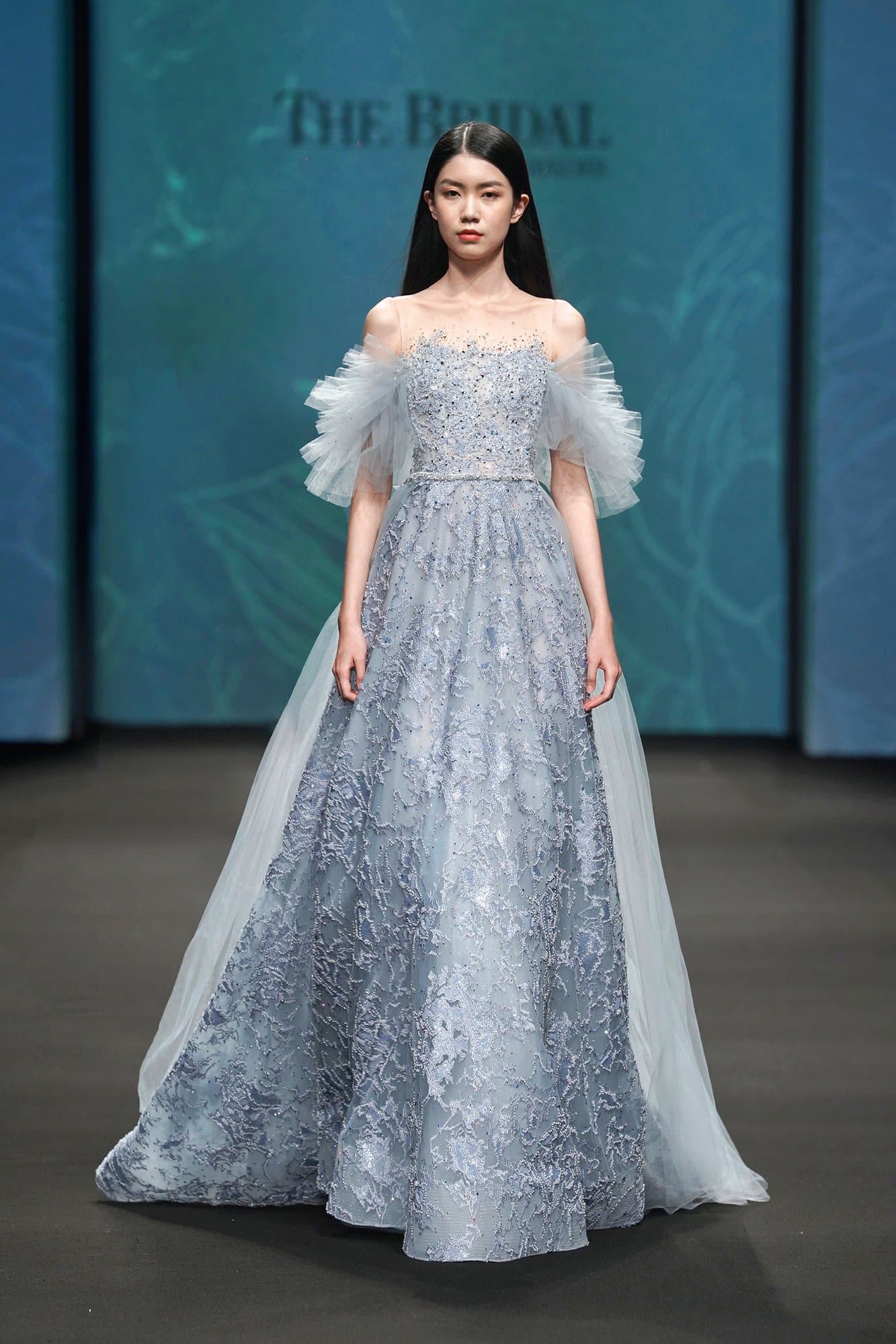 Cloud Lace Long Dress