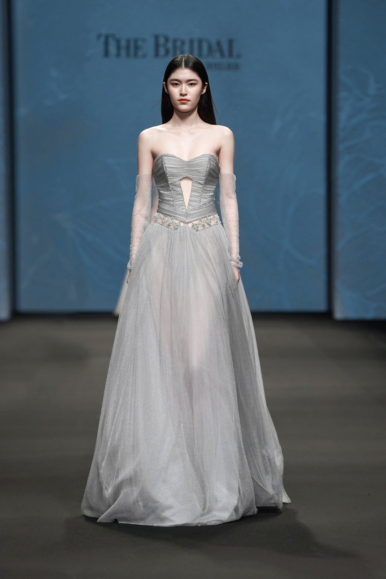 Bustier Cut-Out Long Dress