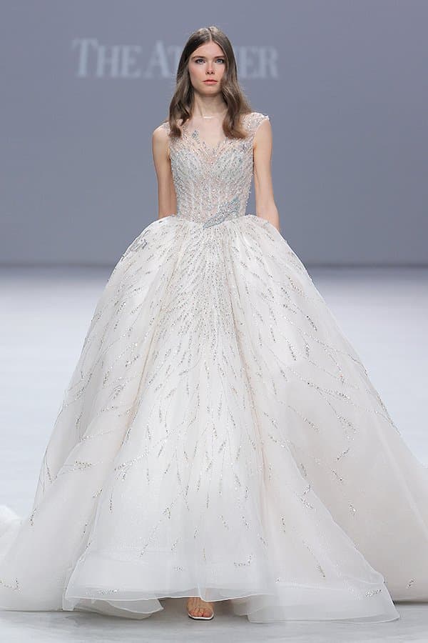 EMBROIDERED WEDDING DRESS
