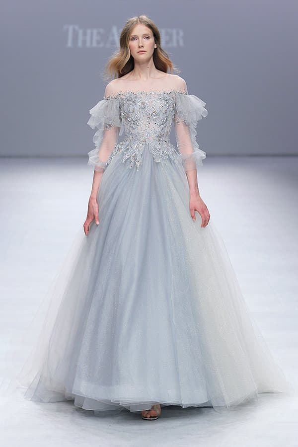 EMBROIDERED LONG DRESS