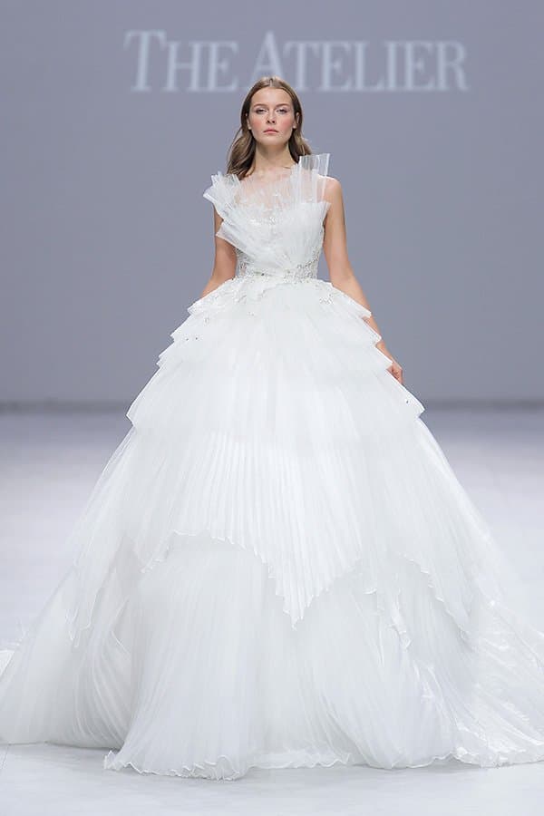 FRINGED WEDDING DRESS