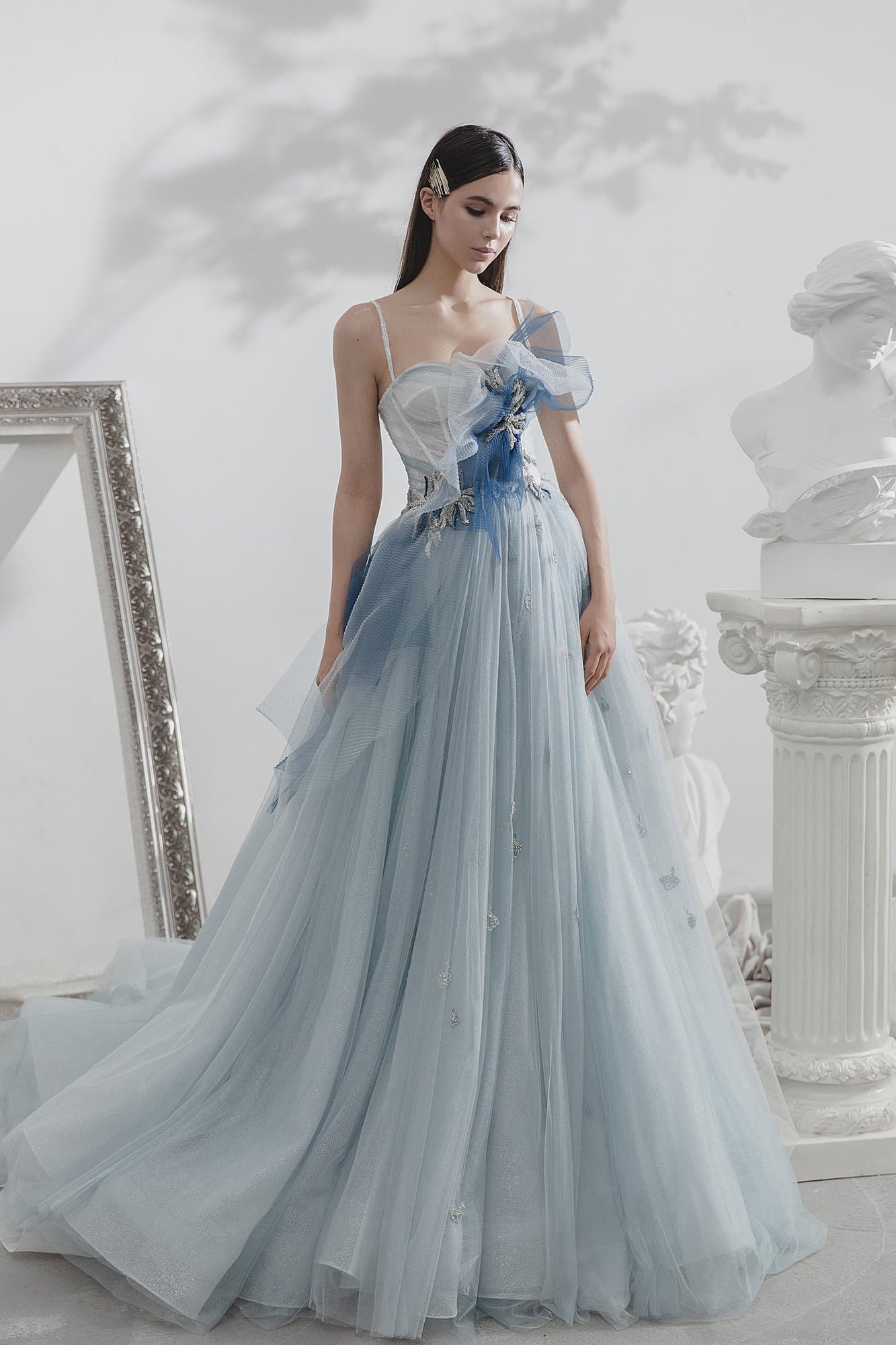 SPAGHETTI STRAP LONG DRESS