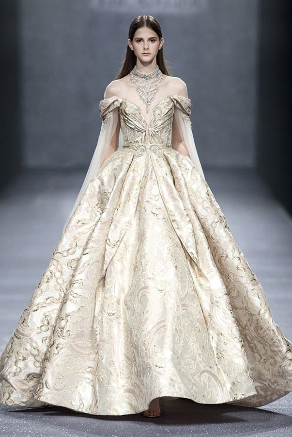 JACQUARD LONG DRESS