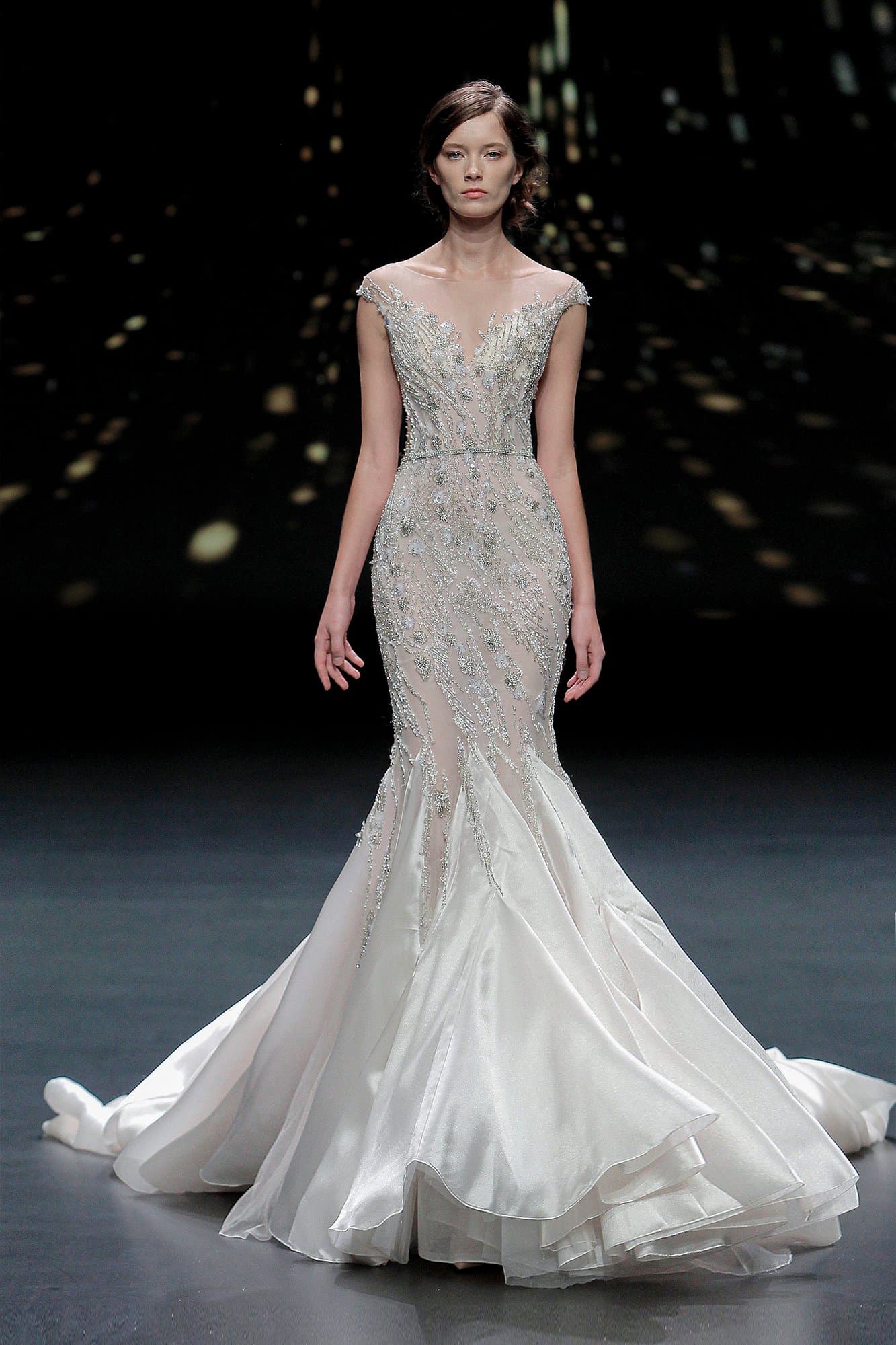 BEADED EMBROIDERED MERMAID DRESS